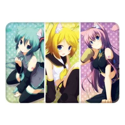 Hatsune Miku Teppich Hatsune Miku, Kagamine Rin & Megurine Luka Neko Cosplay 45 x 60 cm