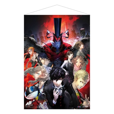 Persona 5 Wandrolle Cover Artwork 50 x 70 cm