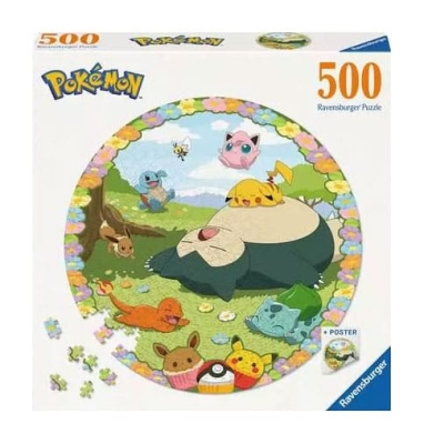Pokémon Rund-Puzzle Blumige Pokémon (500 Teile)